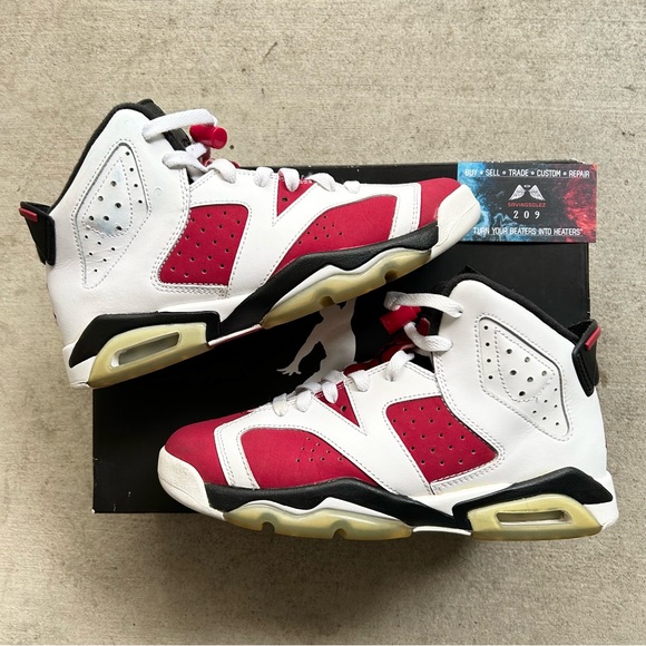 Air Jordan Retro Carmine 2014 Shoes Grade School Size With Box